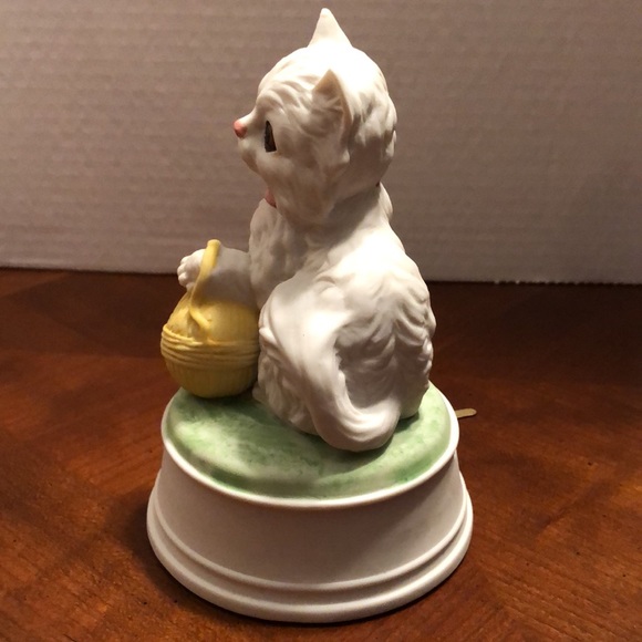GORHAM vintage porcelains Persian cat musical figurine - Picture 4 of 12